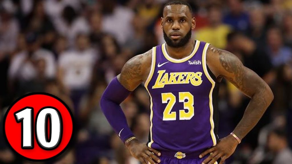 LeBron James Top 10 Plays of Career Sports Hey