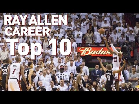 Ray Allen Top 10 Plays of Career