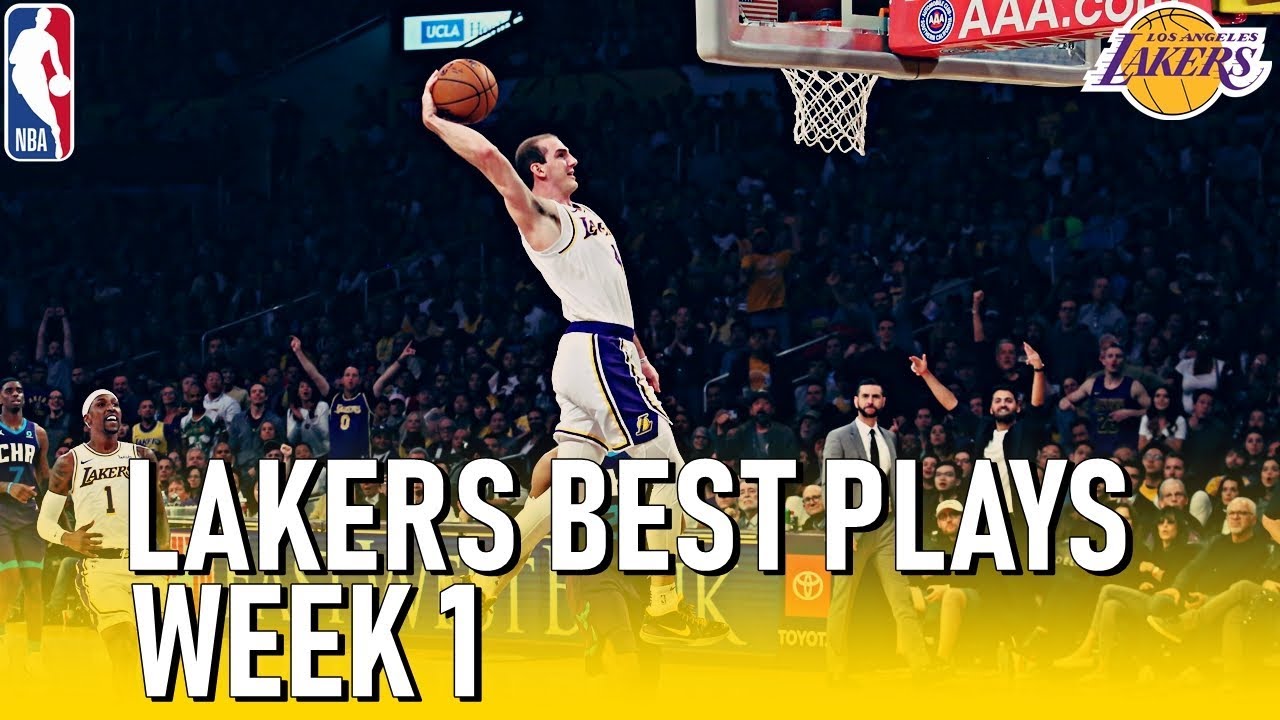 Los Angeles Lakers’ Best Plays | Week 1| 2019-20 Lakers Season